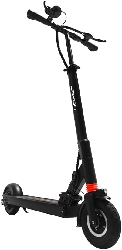 JOYOR F5 Trottinette Électrique Adulte, 14,25 kg Ultra-Légère, Batterie 48V 10,4Ah, Autonomie Jusqu’à 38 km, Pliable, Pneus 8", Pneu Arrière Plein Anti-Crevaison, Frein à Tambour