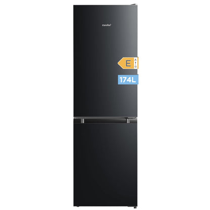 Comfee ' RCB359IX2 Combined Refrigerator, 262L(197+65), Large Capacity, Low Frost, Height 177.5 cm, Low Noise 39 dB, LED Lighting, Adjustable Temperature, Stainless Steel