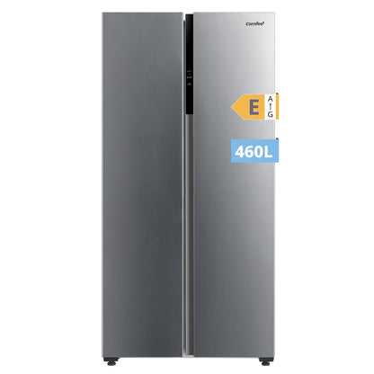 Comfee ' RCB359IX2 Combined Refrigerator, 262L(197+65), Large Capacity, Low Frost, Height 177.5 cm, Low Noise 39 dB, LED Lighting, Adjustable Temperature, Stainless Steel