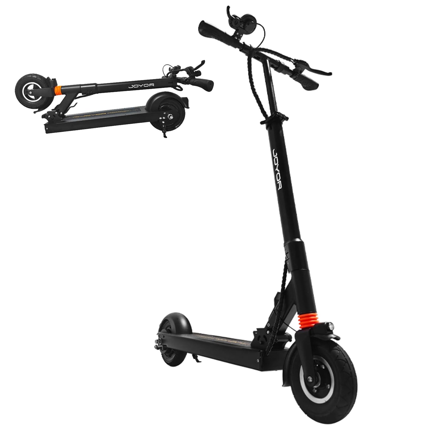 JOYOR Adult Electric Scooter S/T Series Range 50-90KM Battery 48/60V 13/18/26Ah Motor 600W/600W x 2/1000W 2 Powerful Electric Scooter All Terrain Ultra Light Double Suspension