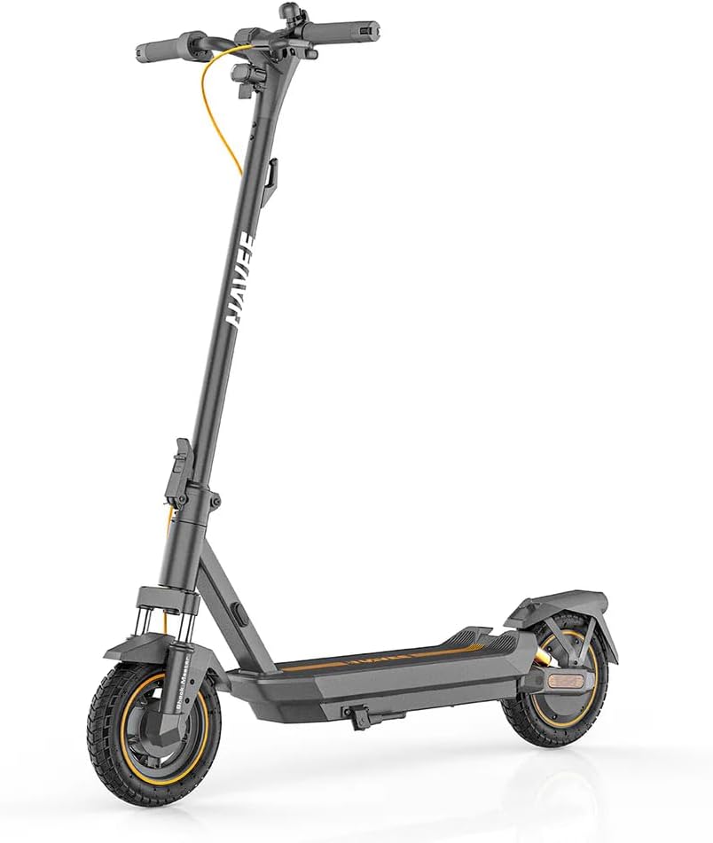 NAVEE GT5 et GT3 Série Trottinette Electrique Adulte 50-90KM, Moteur 700-1638W, Triple Freinage & TCS, Antivol Intégré, Connectivité Bluetooth, Pneus 10" Tubeless, Sécurité 360°, App Intelligent