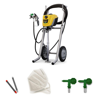 WAGNER Airless Control Pro 250M Spray Paint System for Wall Paints, Under Coats, Varnishes & Varnishes, 15m²-2 Min, Pressure Adjustment, 110 Bar, Hose 9 m