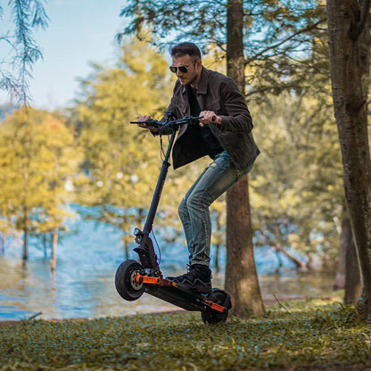 JOYOR Adult Electric Scooter S/T Series Range 50-90KM Battery 48/60V 13/18/26Ah Motor 600W/600W x 2/1000W 2 Powerful Electric Scooter All Terrain Ultra Light Double Suspension
