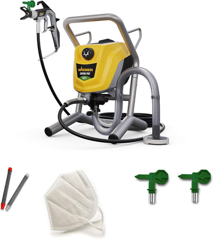 WAGNER Airless Control Pro 250M Spray Paint System for Wall Paints, Under Coats, Varnishes & Varnishes, 15m²-2 Min, Pressure Adjustment, 110 Bar, Hose 9 m