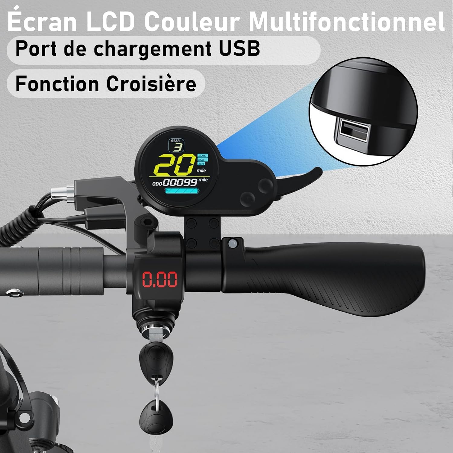 JOYOR Adult Electric Scooter, S/Y Series Range 55-75 KM Battery 48V 13/18Ah Motor 500W/600W Motor, Powerful Electric Scooter All Terrain Ultra Light Double Suspension