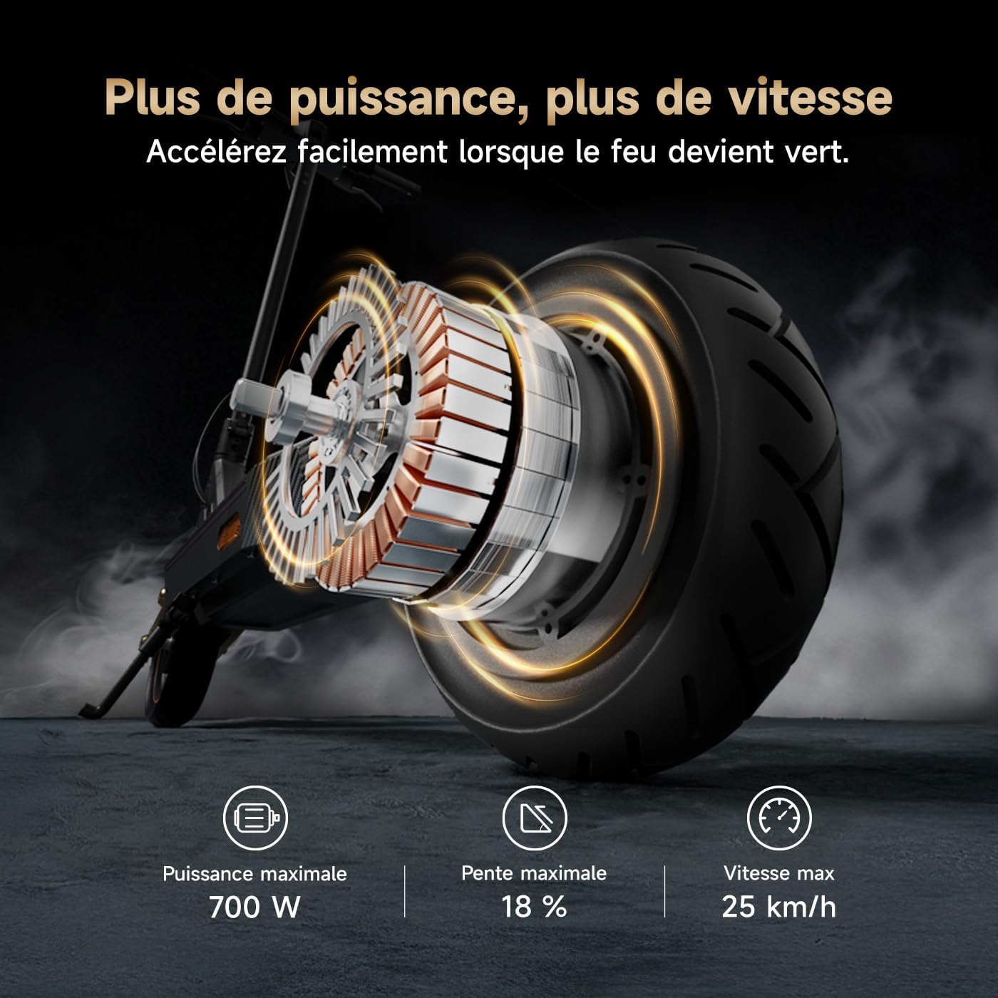 NAVEE GT5 et GT3 Série Trottinette Electrique Adulte 50-90KM, Moteur 700-1638W, Triple Freinage & TCS, Antivol Intégré, Connectivité Bluetooth, Pneus 10" Tubeless, Sécurité 360°, App Intelligent