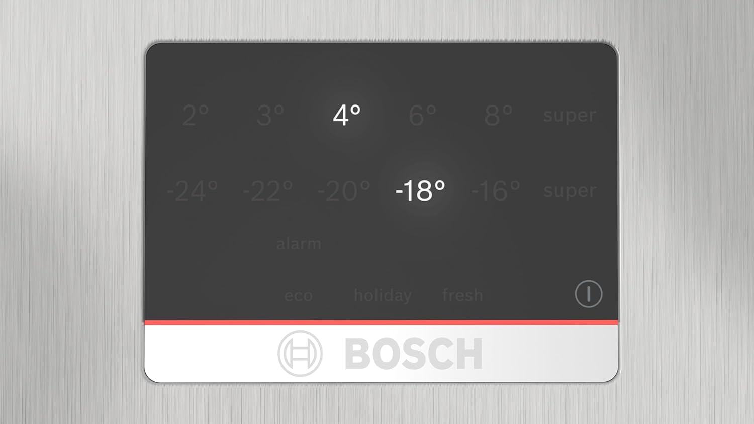 Bosch KGN367LDF 4 Series Freestanding Combination Refrigerator, 186 x 60 cm, Stainless Steel