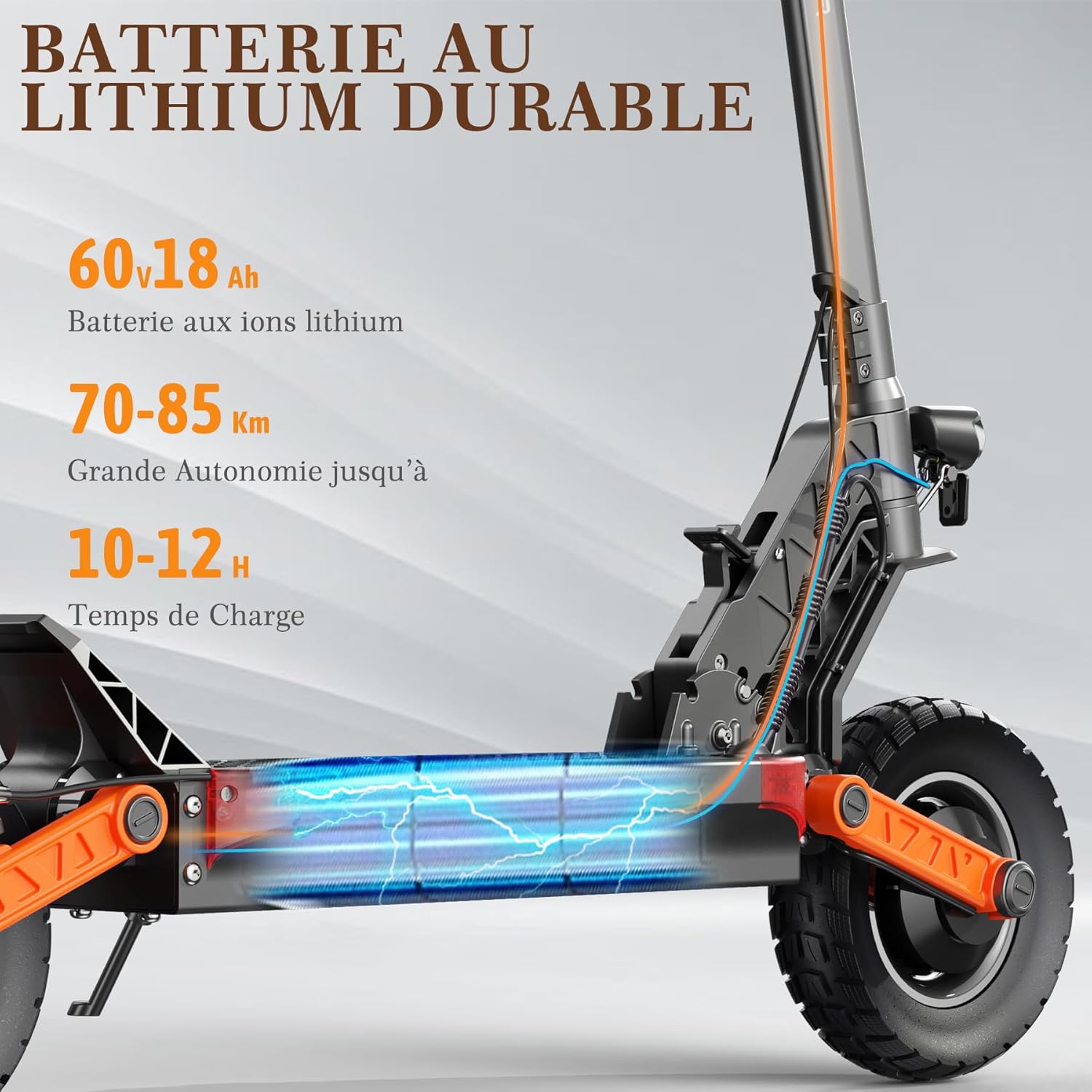 JOYOR Adult Electric Scooter S/T Series Range 50-90KM Battery 48/60V 13/18/26Ah Motor 600W/600W x 2/1000W 2 Powerful Electric Scooter All Terrain Ultra Light Double Suspension