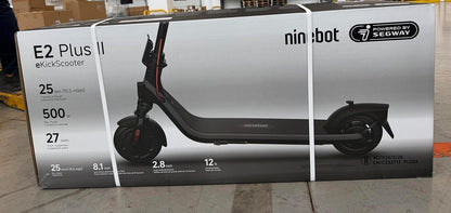 Segway-Ninebot E2 Plus E II, Electric Scooter, Maximum Speed 25 km/h, 25 km Range