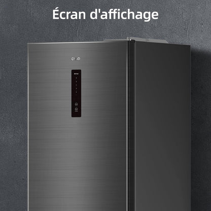 CHIQ 282L Freestanding Refrigerator with Freezer Drawers, 282L, Dual Reverse System, Frost-free, Multi-Airflow, Smart Touch Screen Input, Compressor