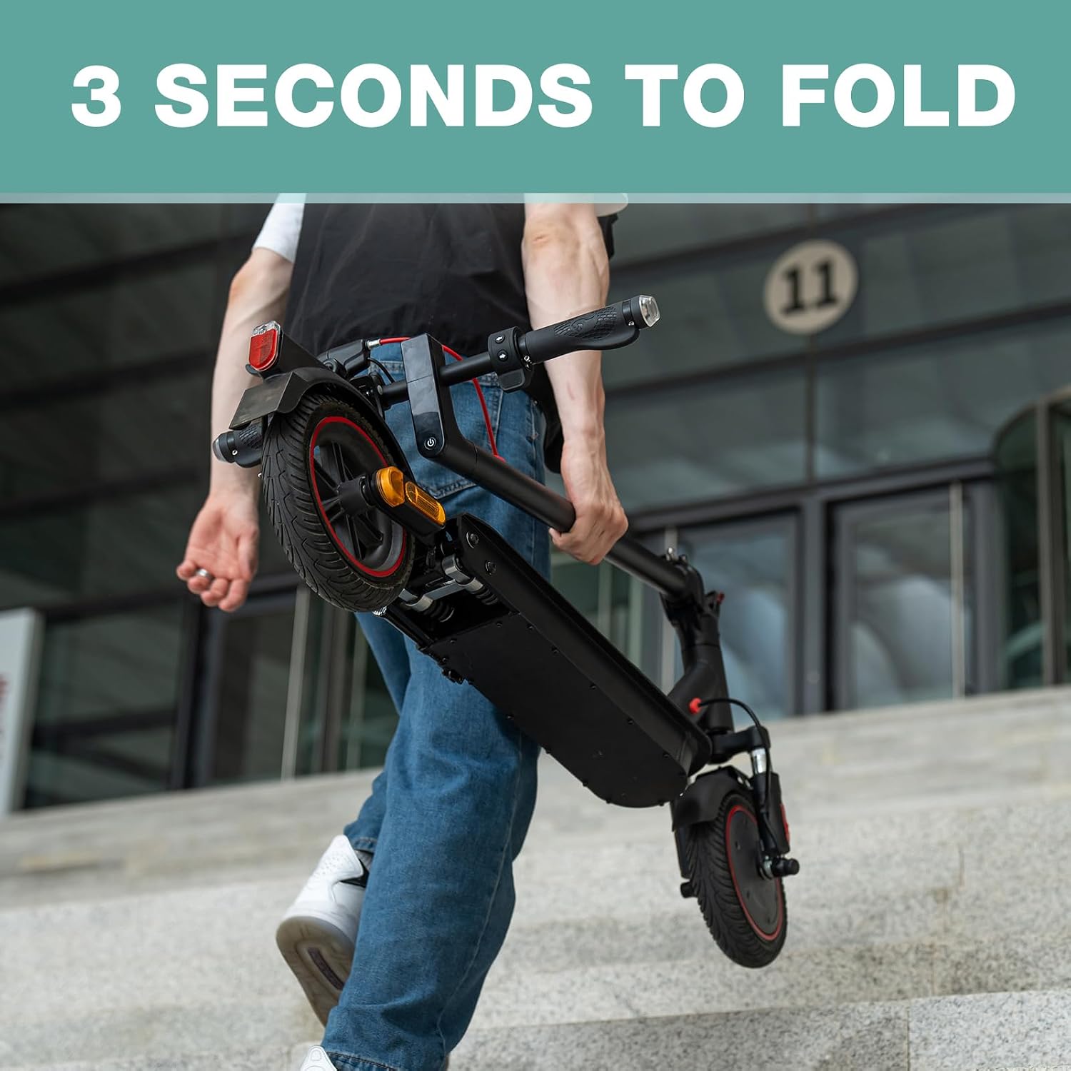 EVERCROSS EV85F/EV10K Pro Trottinette Électrique Adulte, 8,5''/10'' Scooter Electrique Pliable - Application, Batterie 7,8Ah/11,4Ah, Moteur 350W/500W, Vitesse Max 25km/h, Double Frein & Amortisseurs