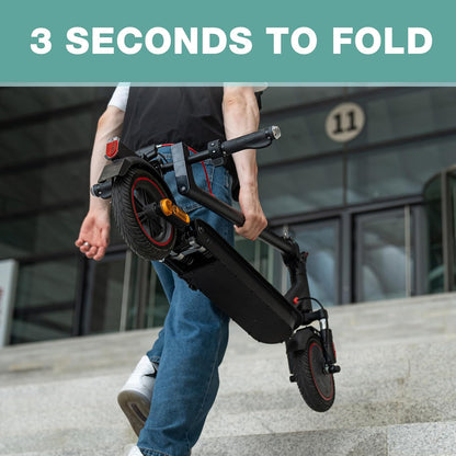 EVERCROSS EV85F/EV10K Pro Trottinette Électrique Adulte, 8,5''/10'' Scooter Electrique Pliable - Application, Batterie 7,8Ah/11,4Ah, Moteur 350W/500W, Vitesse Max 25km/h, Double Frein & Amortisseurs