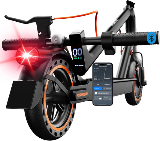 TODIMART T3 Trottinette Electrique Adulte antivol Ultra Legere, Moteur 350W/25KM/H Autonomie 35KM Batterie 36V 7.8Ah,Trotinette électrique Adulte Pliable pneus nid d'abeille increvables, Charge 120kg