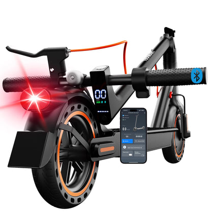 TODIMART T3 Trottinette Electrique Adulte antivol Ultra Legere, Moteur 350W/25KM/H Autonomie 35KM Batterie 36V 7.8Ah,Trotinette électrique Adulte Pliable pneus nid d'abeille increvables, Charge 120kg