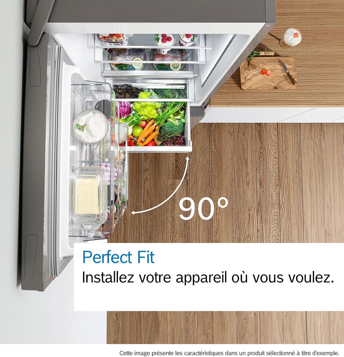 Bosch KGN367LDF 4 Series Freestanding Combination Refrigerator, 186 x 60 cm, Stainless Steel